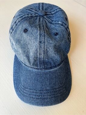 Women’s Denim Baseball Cap - Blue